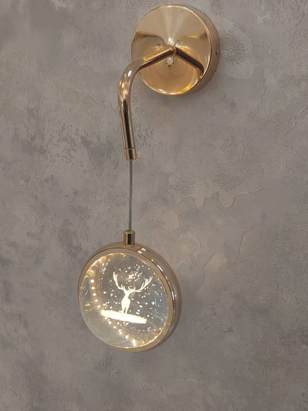 لوستر آویز با طرح گوزن