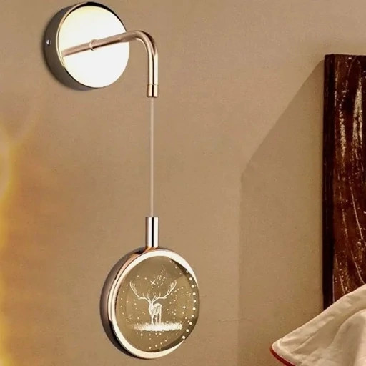 لوستر آویز با طرح گوزن