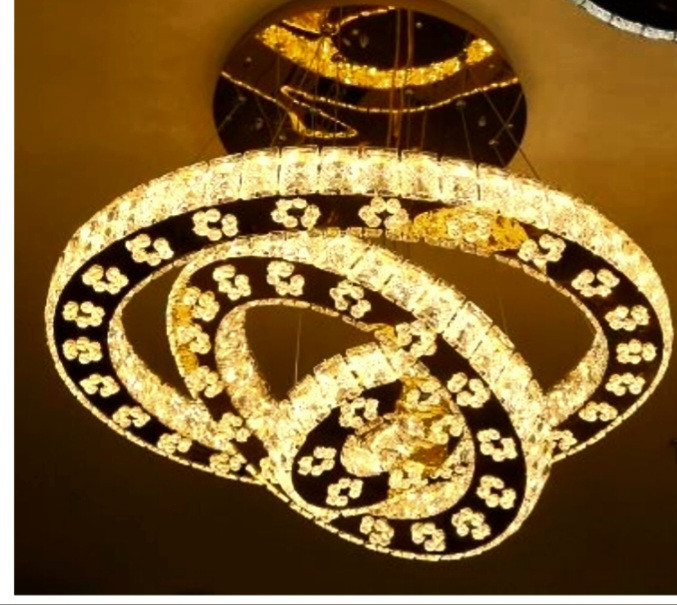 لوستر کریستالی آویز مهره خور